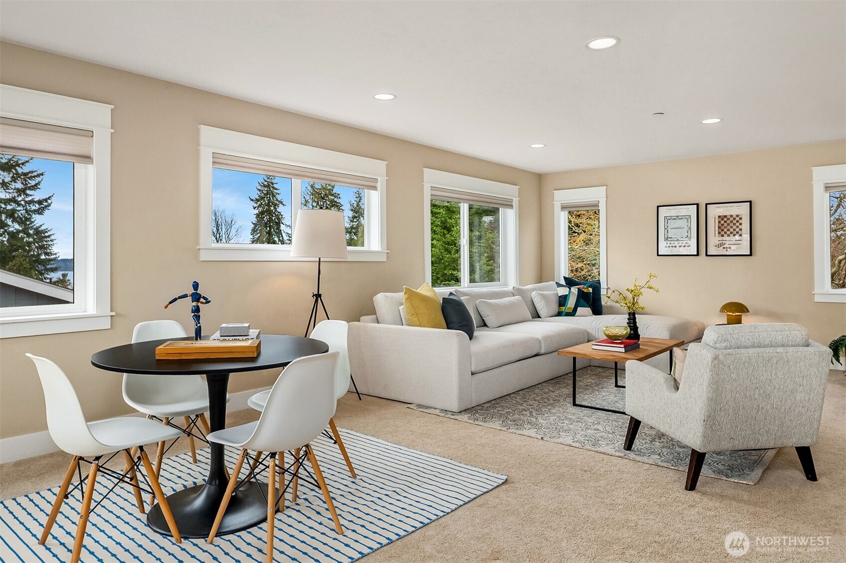 632 Southwest 185th Street Normandy Park, WA 98166 - Photo 19 of 39 a living room with furniture a window and a table