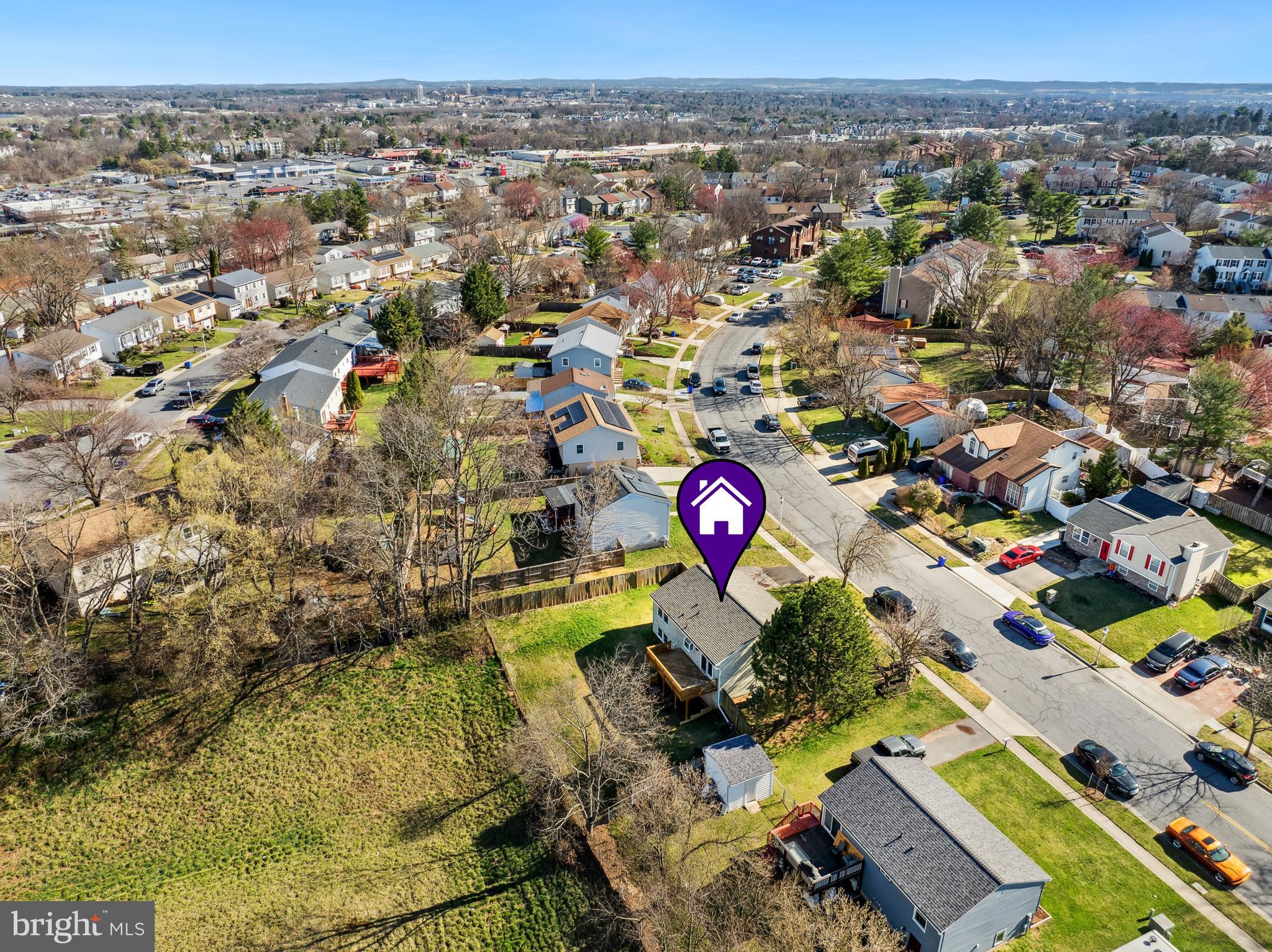 1335 Orchard Way Frederick, MD 21703 - Photo 42 of 42 an aerial view of a houses with a swimming pool