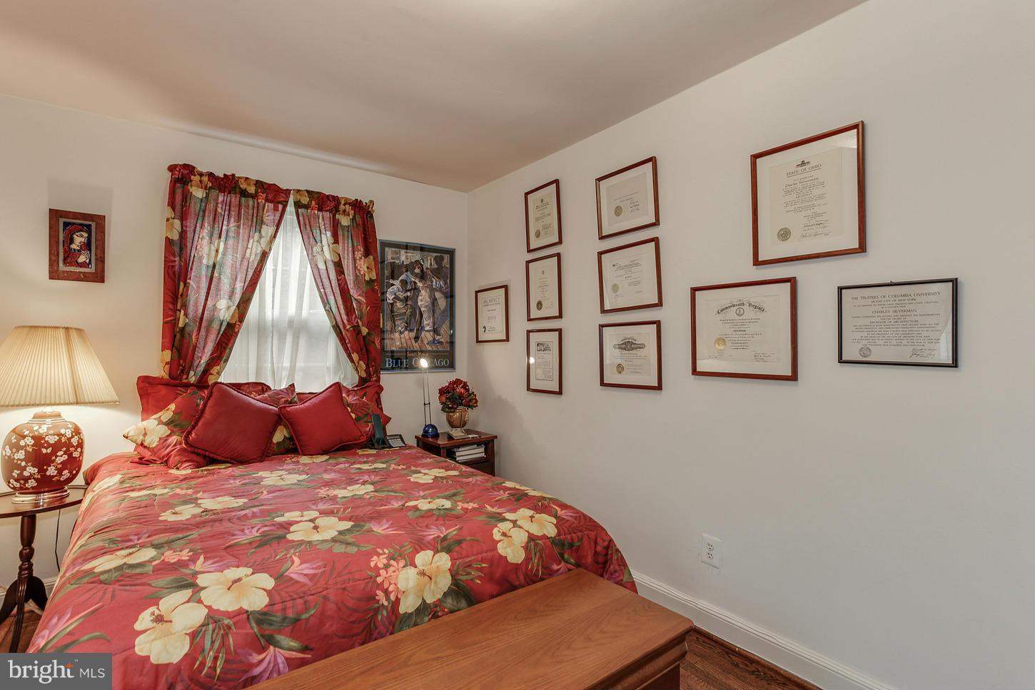 2523 P Street Northwest Washington, DC 20007 - Photo 11 of 14 a bedroom with a bed and a window
