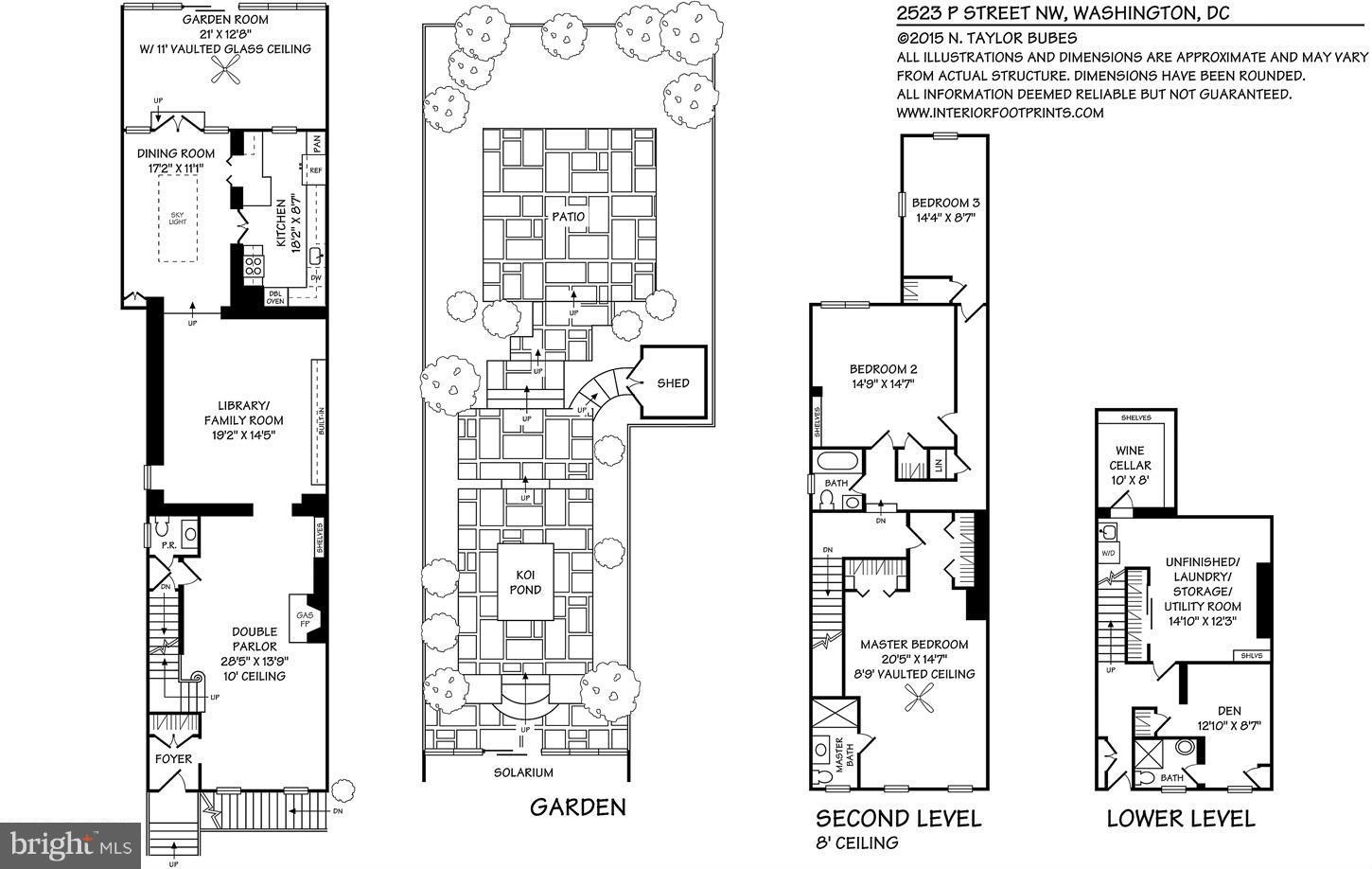 2523 P Street Northwest Washington, DC 20007 - Photo 14 of 14 a picture of a floor plan