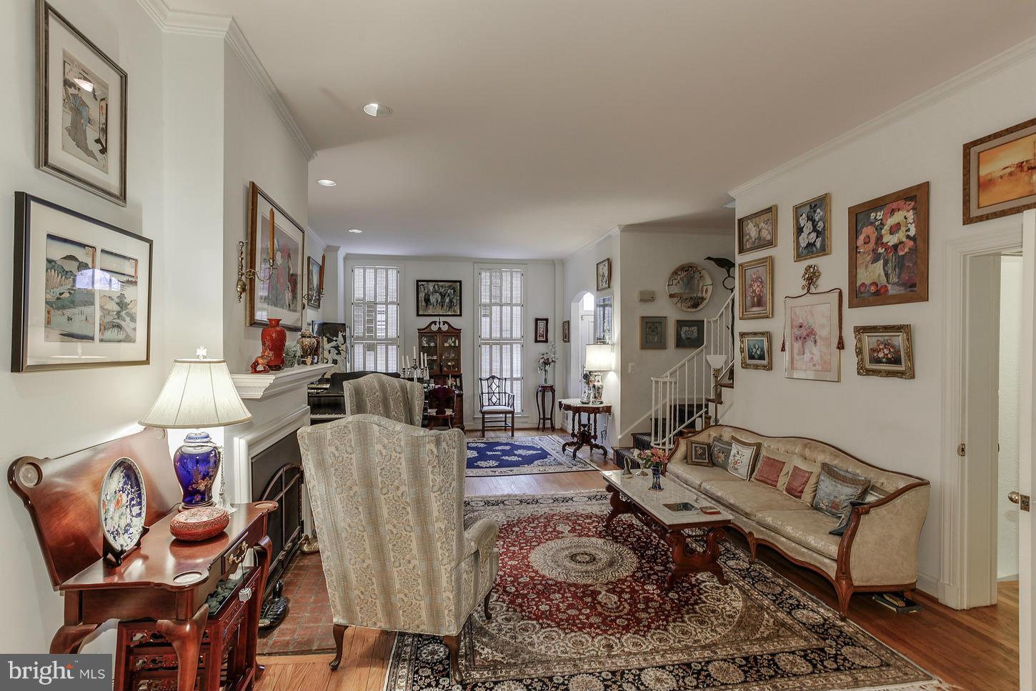 2523 P Street Northwest Washington, DC 20007 - Photo 3 of 14 a living room with furniture and large window