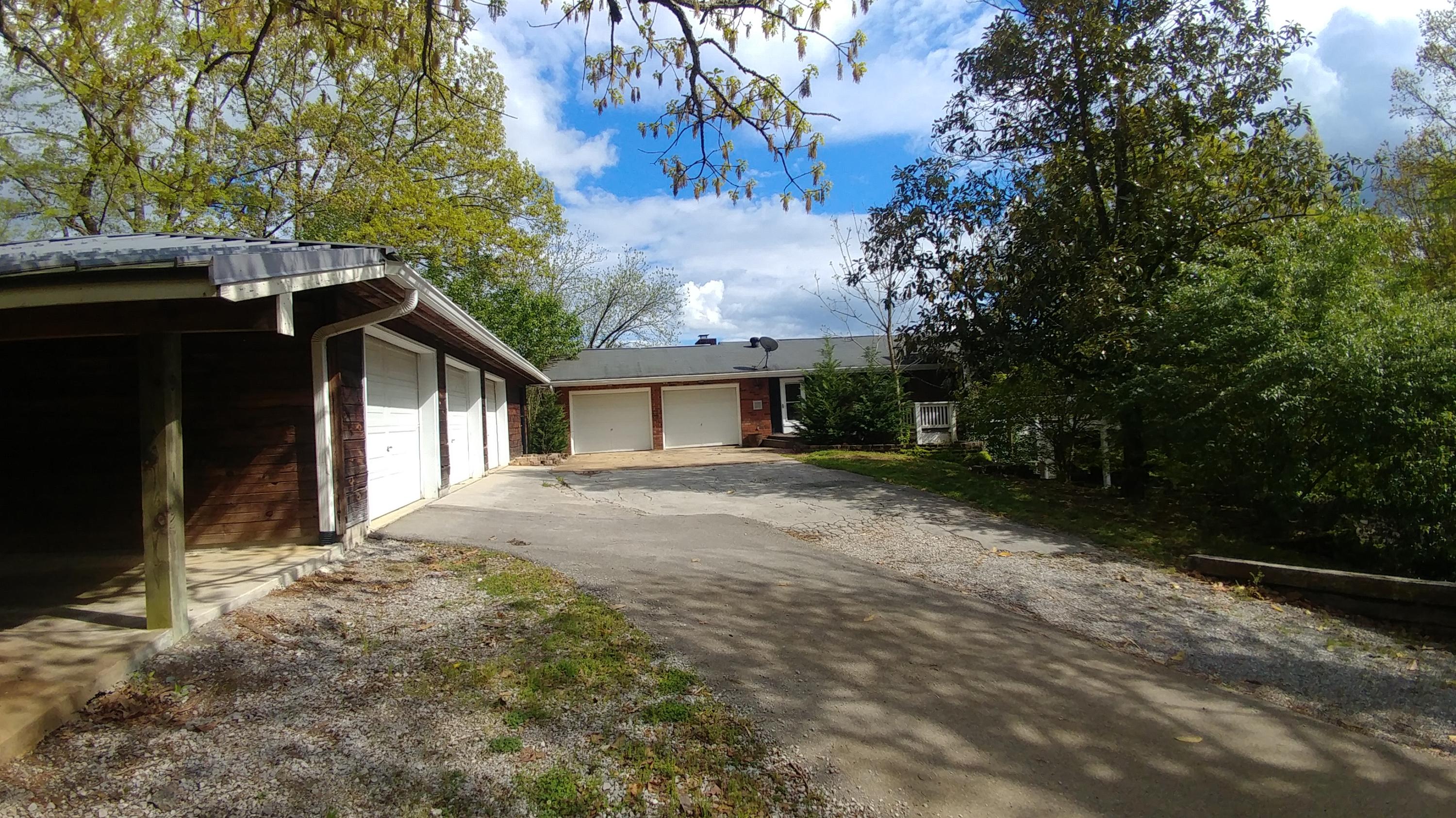 Rear Elevation and Detached Garage
