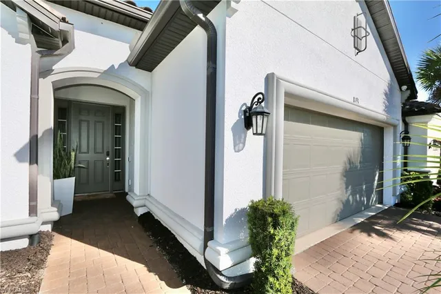 a view of a porch with seating space