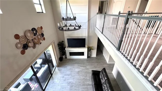 a view of a bathroom from a hallway