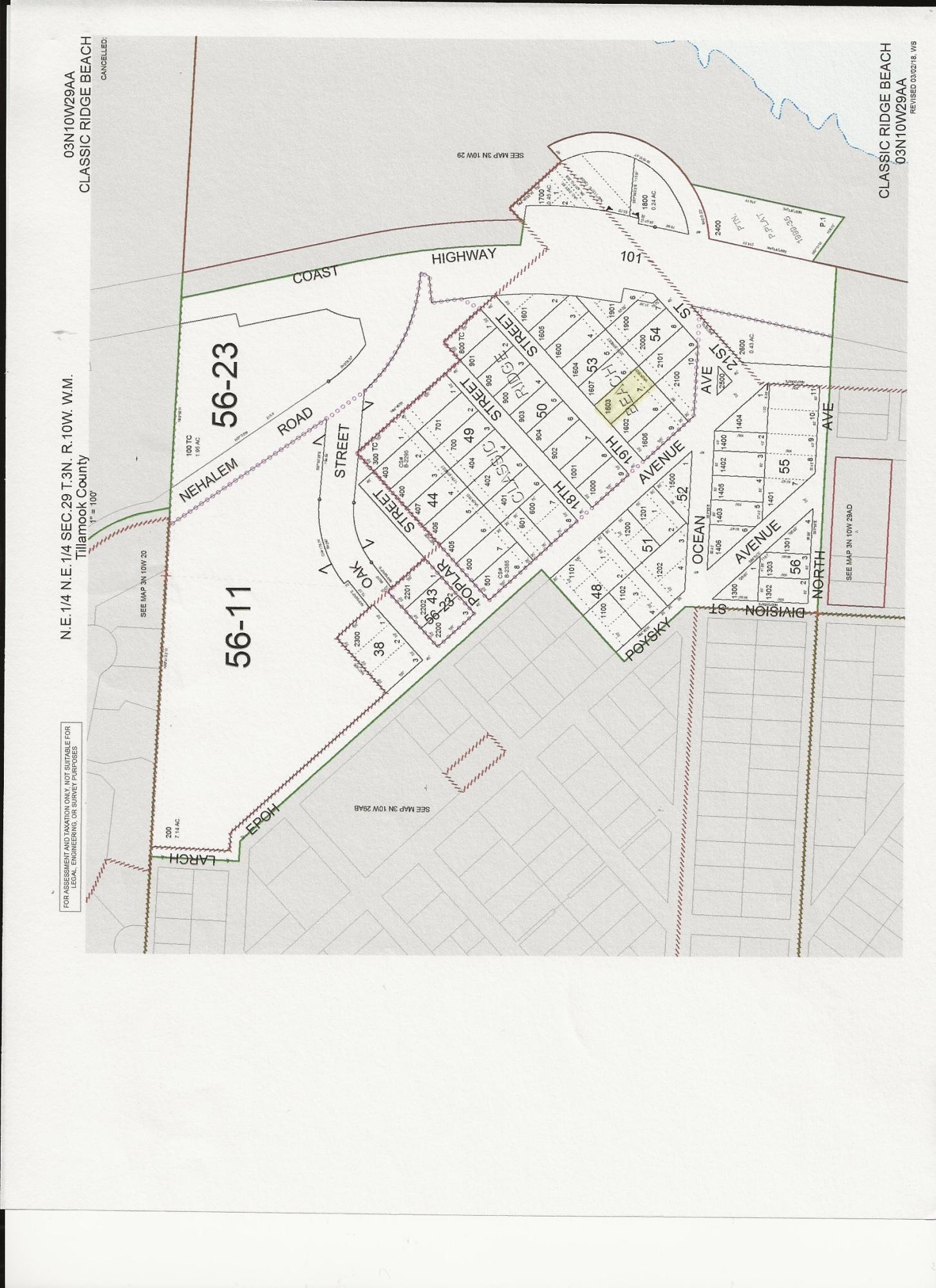 19th Street Manzanita, OR 97130 - Photo 12 of 14 19th St. Lot 7 Plat