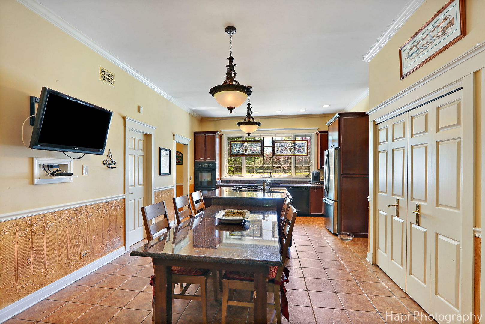 23 West County Line Road Barrington Hills, IL 60010 - Photo 21 of 71 a view of a dining room with furniture window and wooden floor