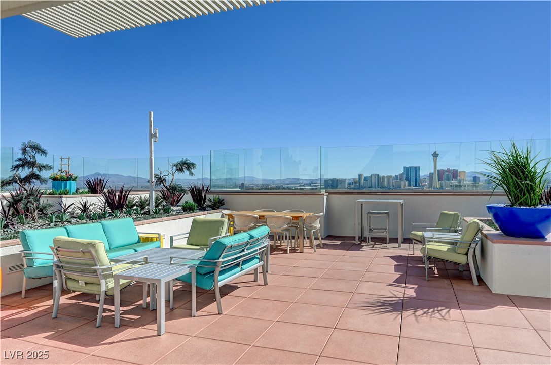 150 South Las Vegas Boulevard, Unit 1212 Las Vegas, NV 89101 - Photo 37 of 45 View of patio with an outdoor living space