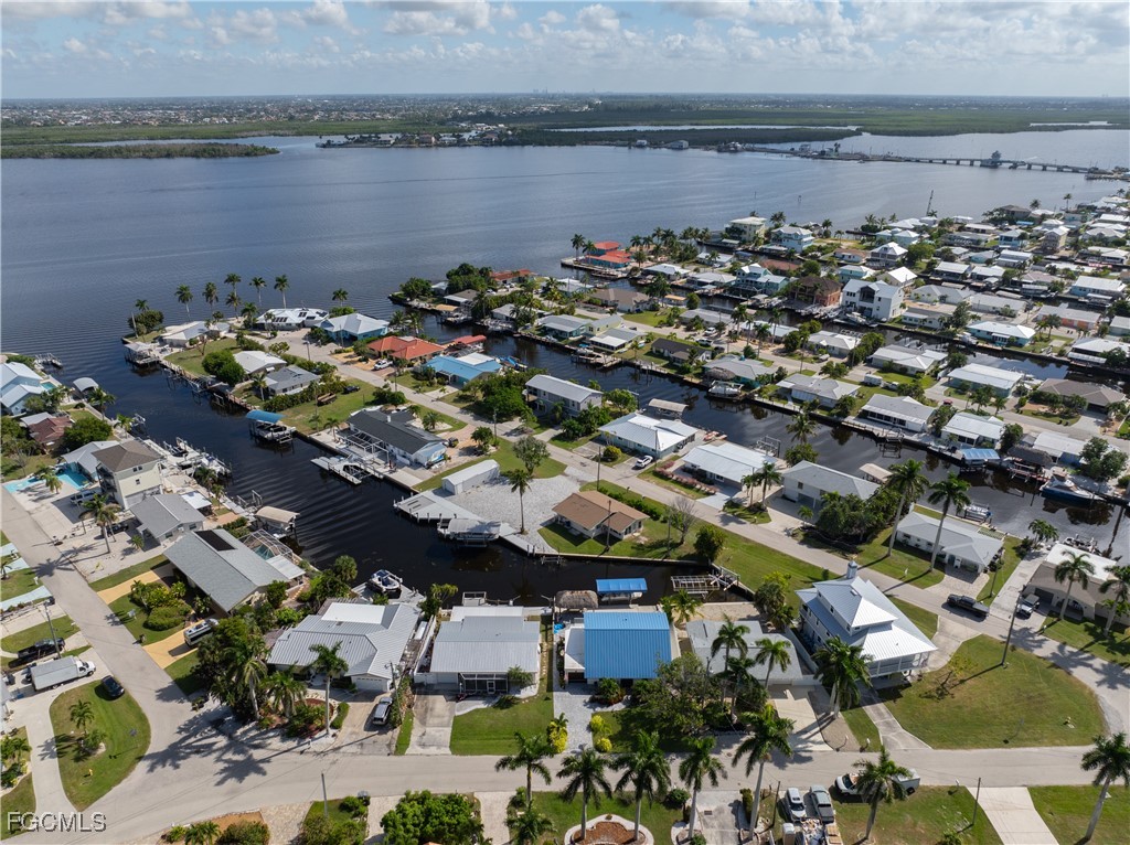 2831 Janet Street Matlacha, FL 33993 - Photo 40 of 43 an aerial view of a house with a lake view