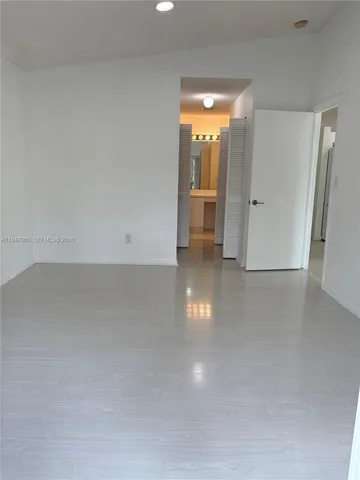 a view of empty room