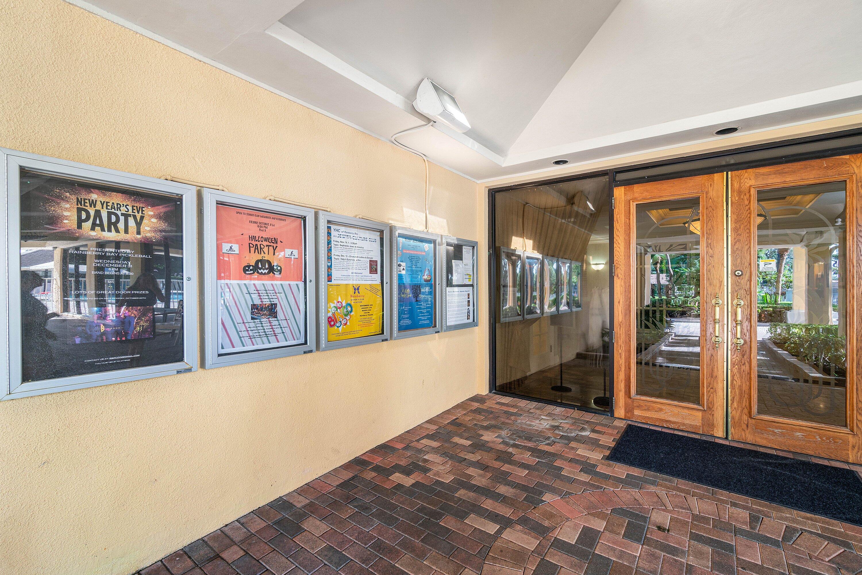 865 Northwest 29th Avenue, Unit D Delray Beach, FL 33445 - Photo 42 of 70 clubhouse door