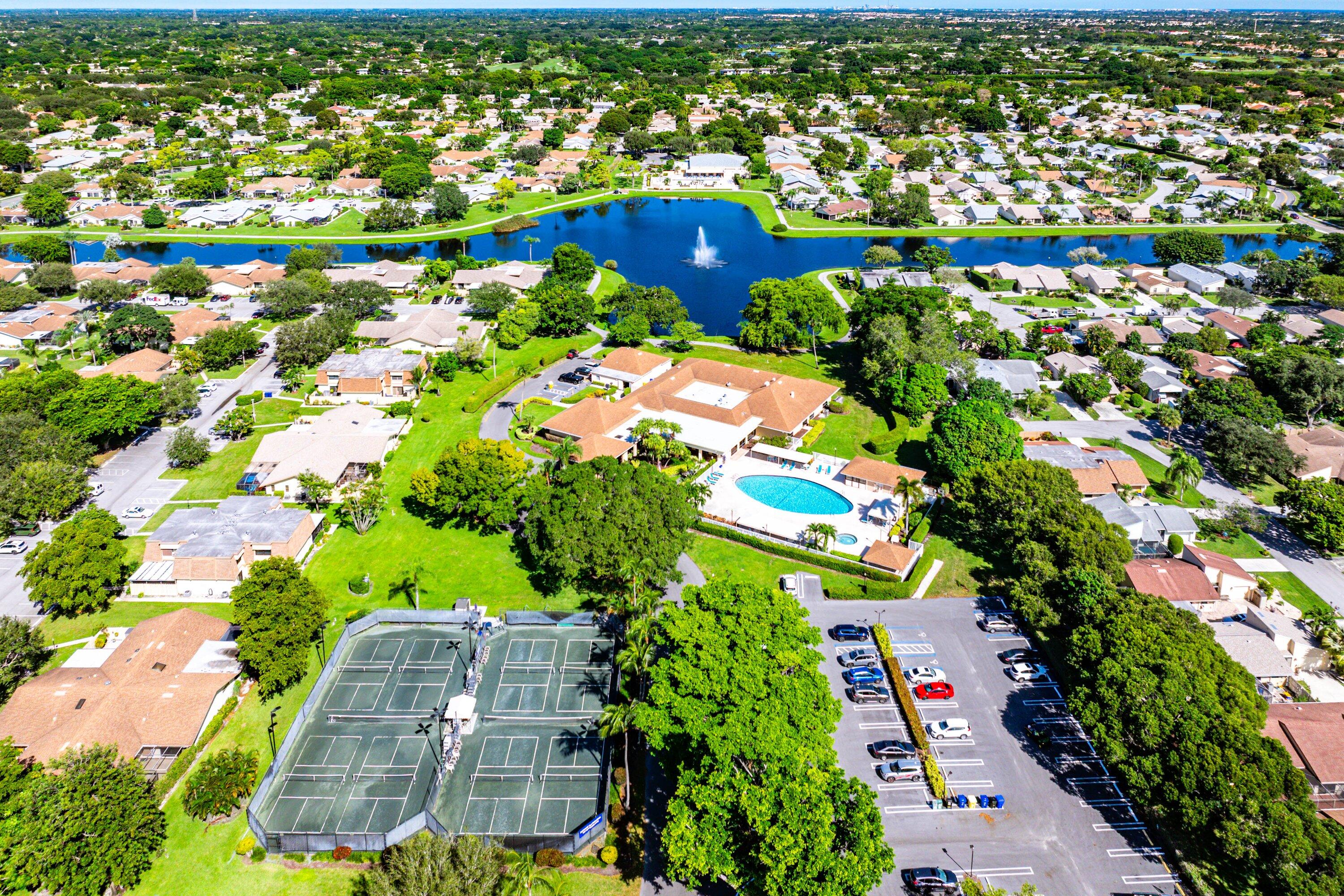 865 Northwest 29th Avenue, Unit D Delray Beach, FL 33445 - Photo 68 of 70 Rainberry Tennis Lake Pool