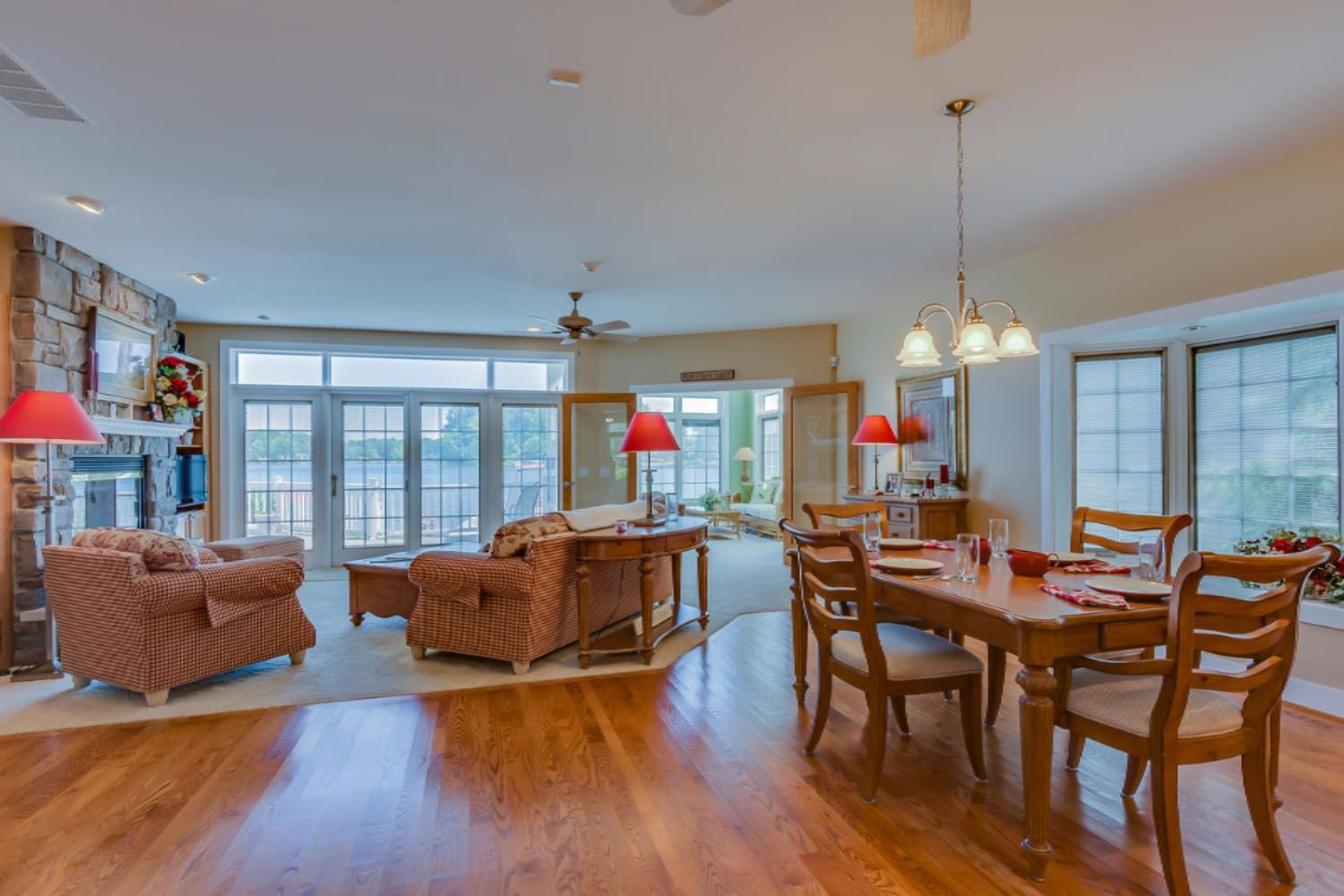 31544 Maple Island Road Dowagiac, MI 49047 - Photo 11 of 44 Living & Dining with Lake Views