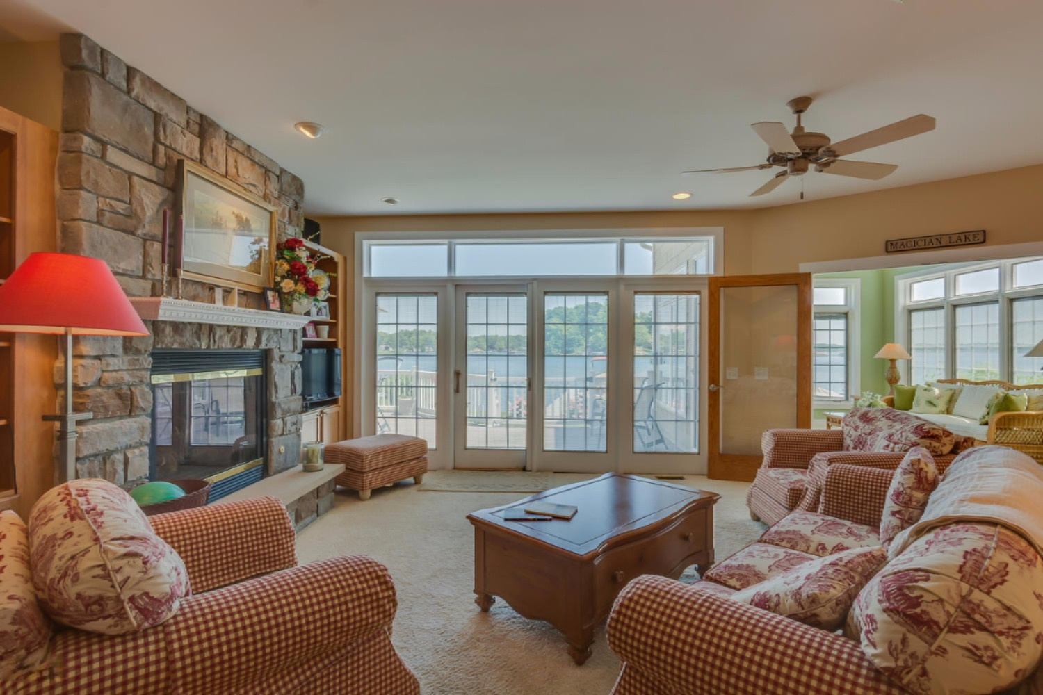 31544 Maple Island Road Dowagiac, MI 49047 - Photo 12 of 44 Living Room with Fireplace