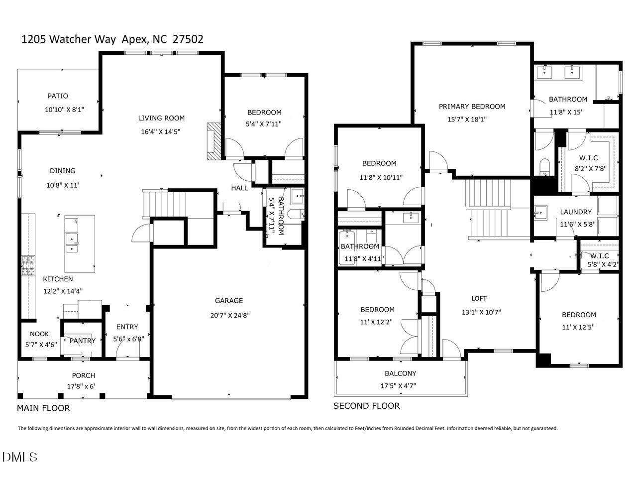 1205 Watcher Way Apex, NC 27502 - Photo 30 of 30 Floorplan-1205WatcherWay