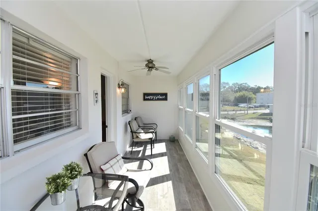 a view of a water fountain