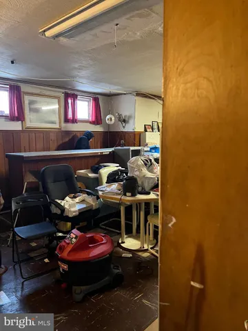 a room with storage and utility