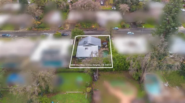 an aerial view of city