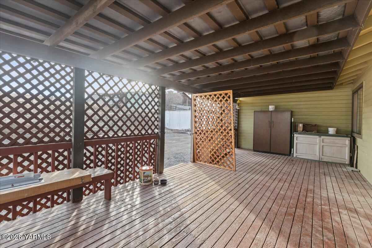 10802 Zier Road Yakima, WA 98908 - Photo 42 of 46 a view of a porch with wooden floor