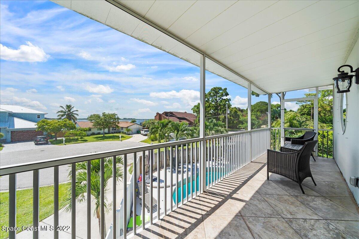 1730 Via Roma Merritt Island, FL 32952 - Photo 21 of 33 Upstairs Master Balcony