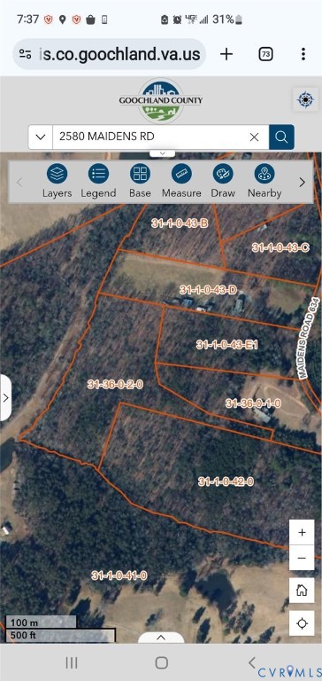 GOOCHLAND COUNTY
LOT 2, 6.836 ACRES
31-36-0-2-0