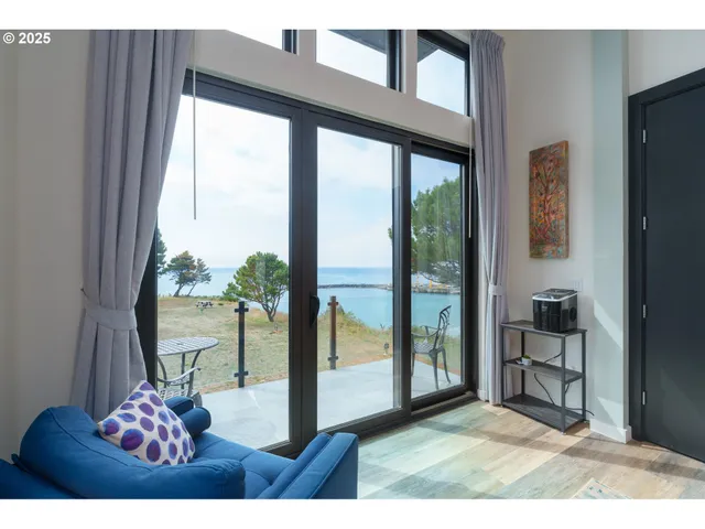 a view of a floor to ceiling window and a floor to ceiling window