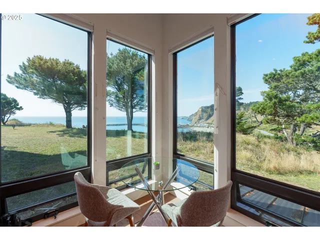 a view of an outdoor from a balcony