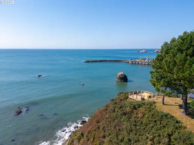 a view of a lake with a mountain