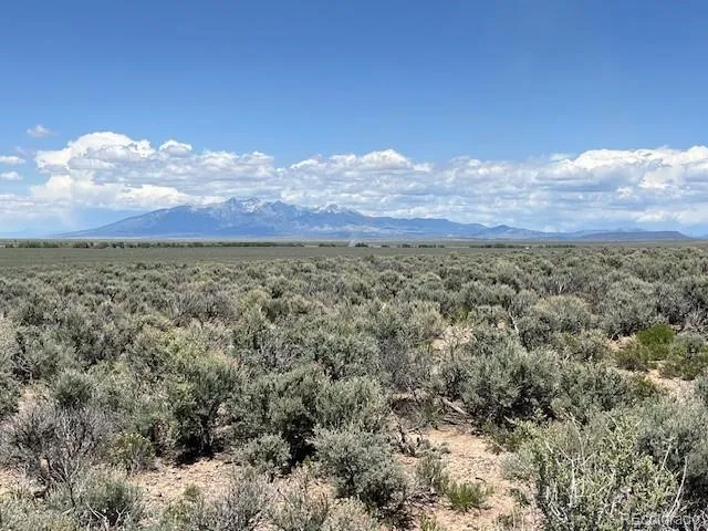 a view of an outdoor space and mountain view