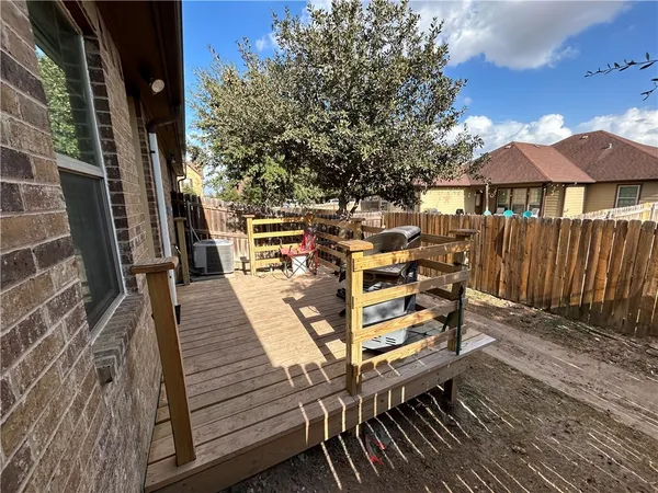 an outdoor space with seating