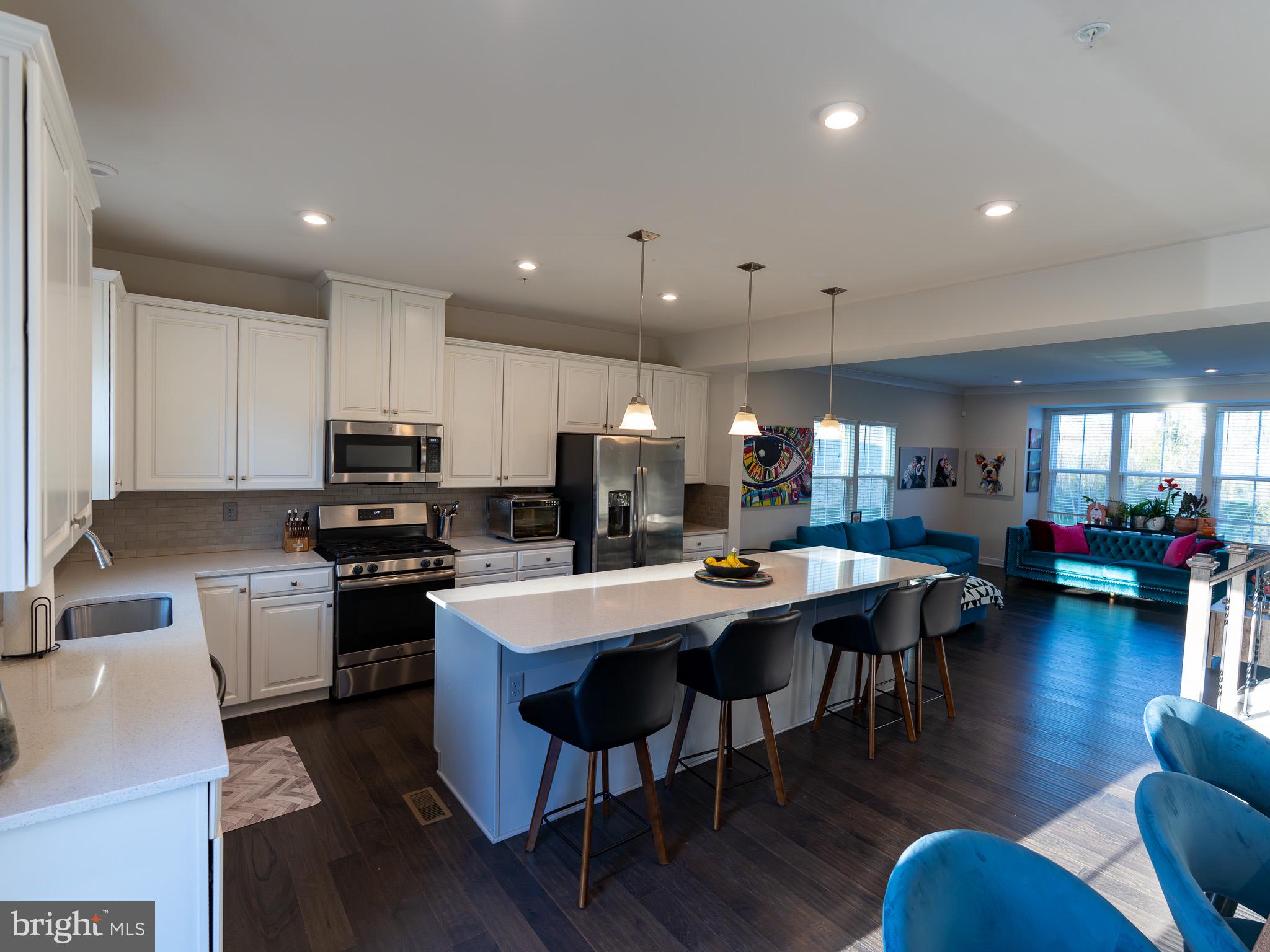 Modern kitchen with open layout charm.