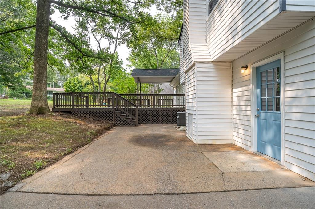 4510 Virginia Avenue Kennesaw, GA 30144 - Photo 42 of 54 a view of a backyard with a tree