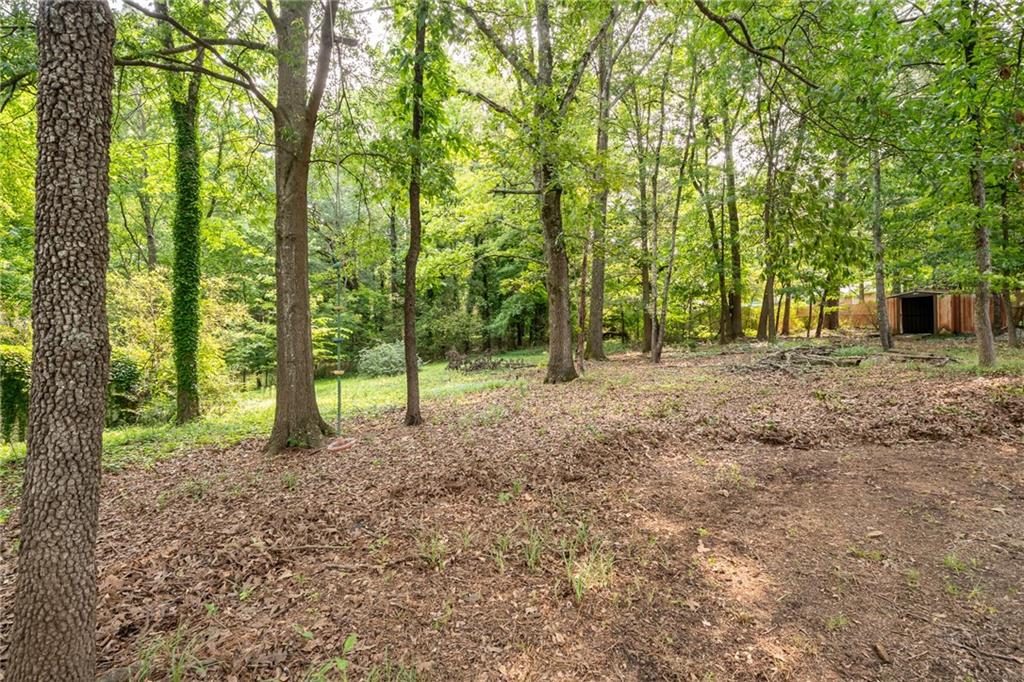 4510 Virginia Avenue Kennesaw, GA 30144 - Photo 49 of 54 a view of a yard with trees in the background