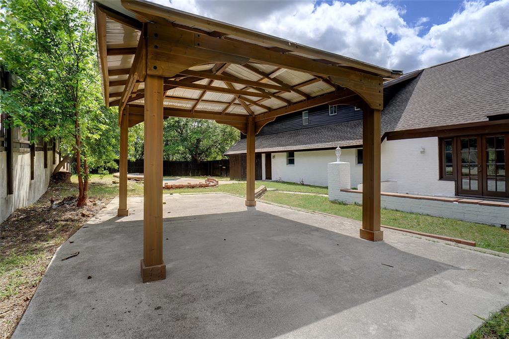 8900 Random Road Fort Worth, TX 76179 - Photo 17 of 18 a view of a porch with a backyard