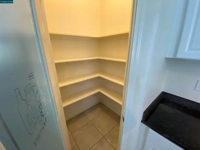 a close view of closet