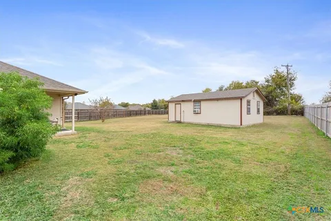 a view of a storage room with racks