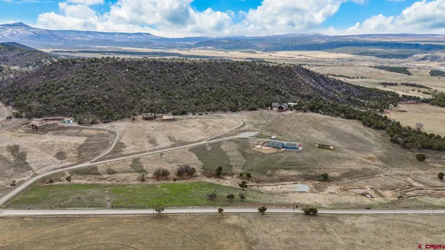 a view of a lake with a mountain in the back