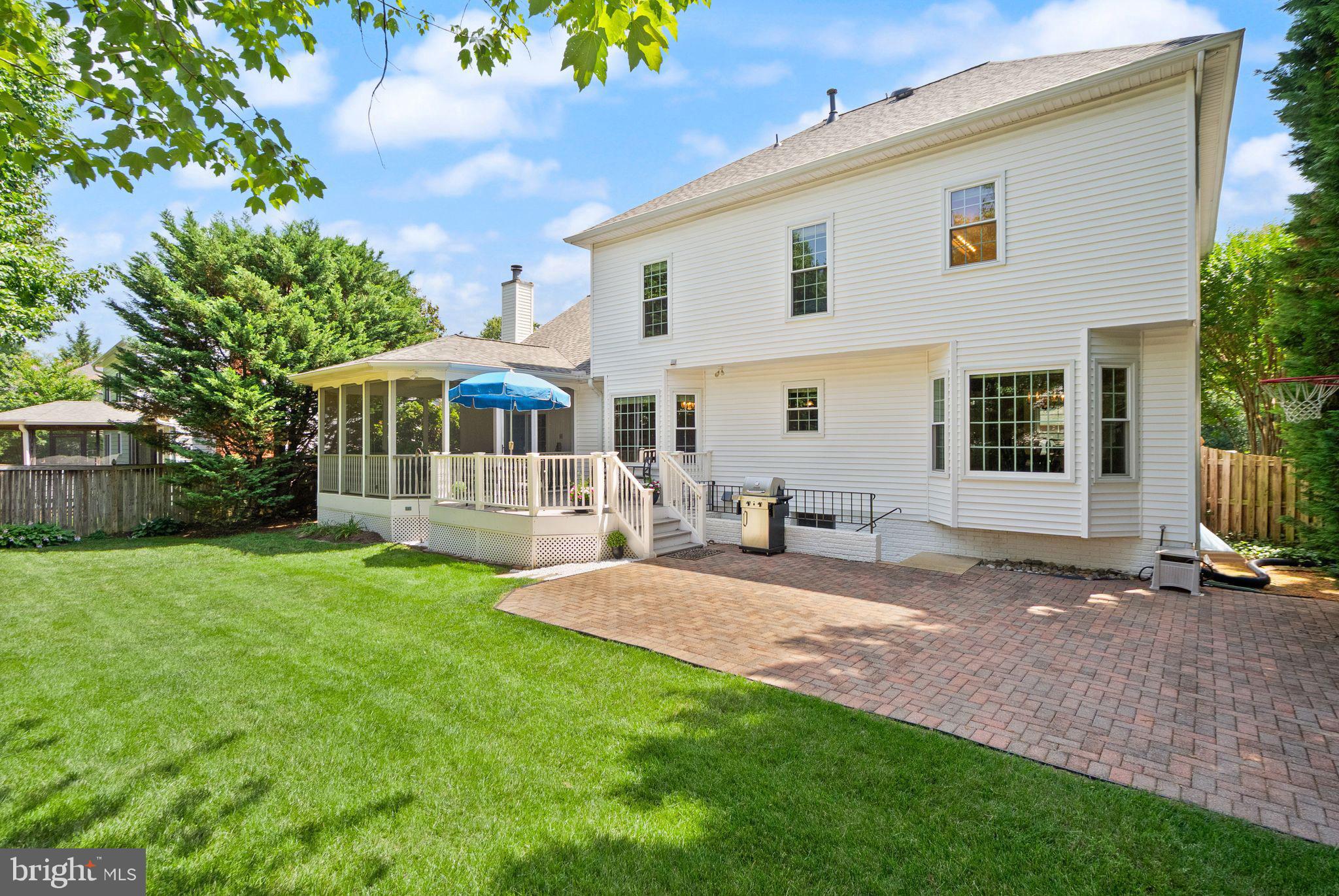 2614 Iron Forge Road Oak Hill, VA 20171 - Photo 43 of 48 Screened porch, deck, paver patio