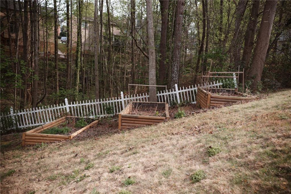 2932 Sunset View Circle Suwanee, GA 30024 - Photo 37 of 44 a view of outdoor space with garden and deck