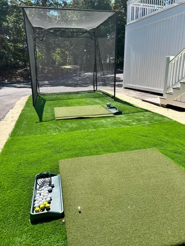 a view of a field with a park