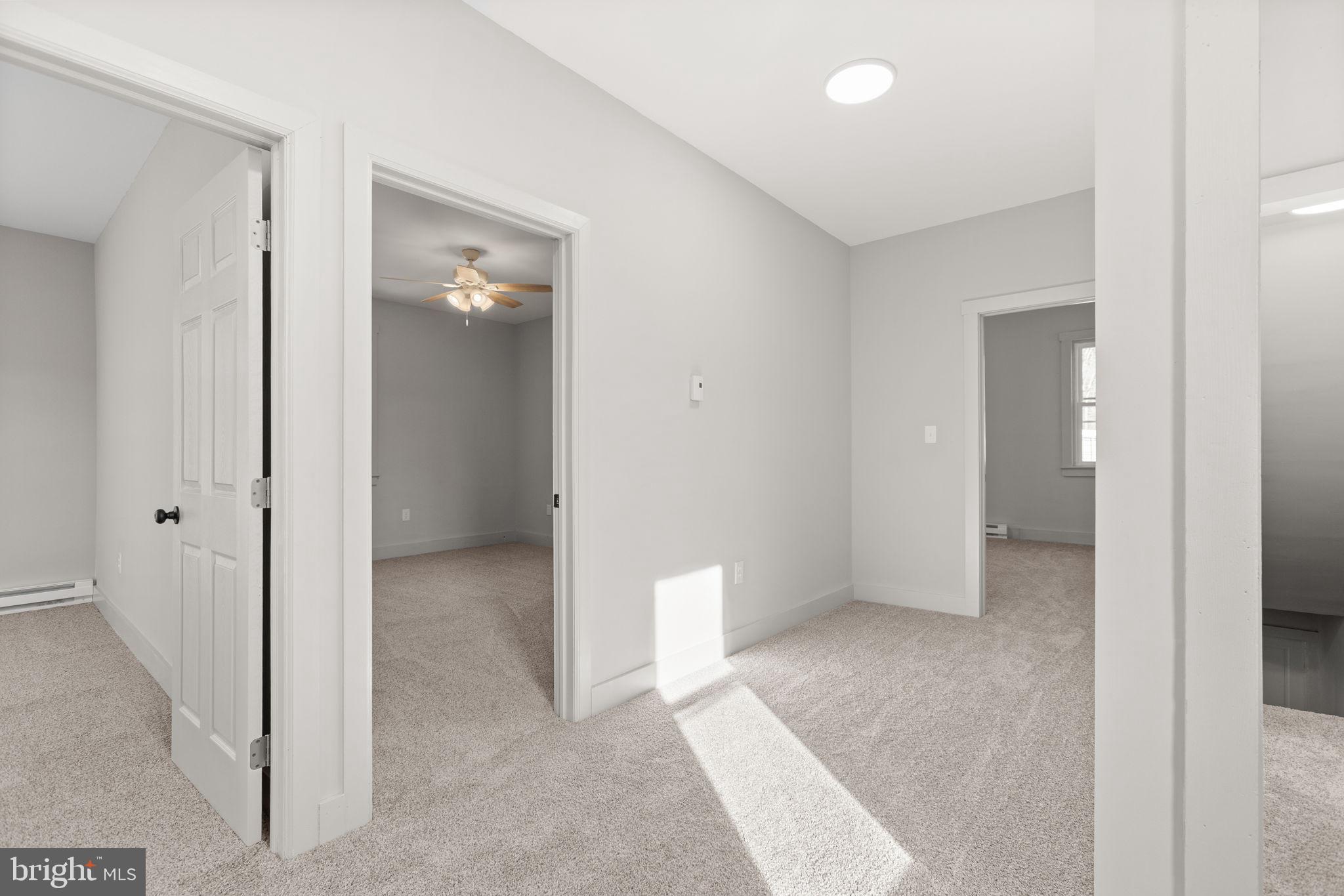 1586 Schwaben Creek Road Dornsife, PA 17823 - Photo 24 of 39 a view of an empty room with closet and a bathroom