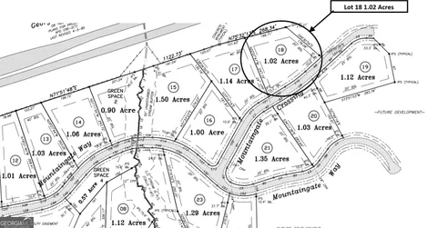 $61,200 | Lot 18 Mountaingate Crossing, Ellijay, GA 30540