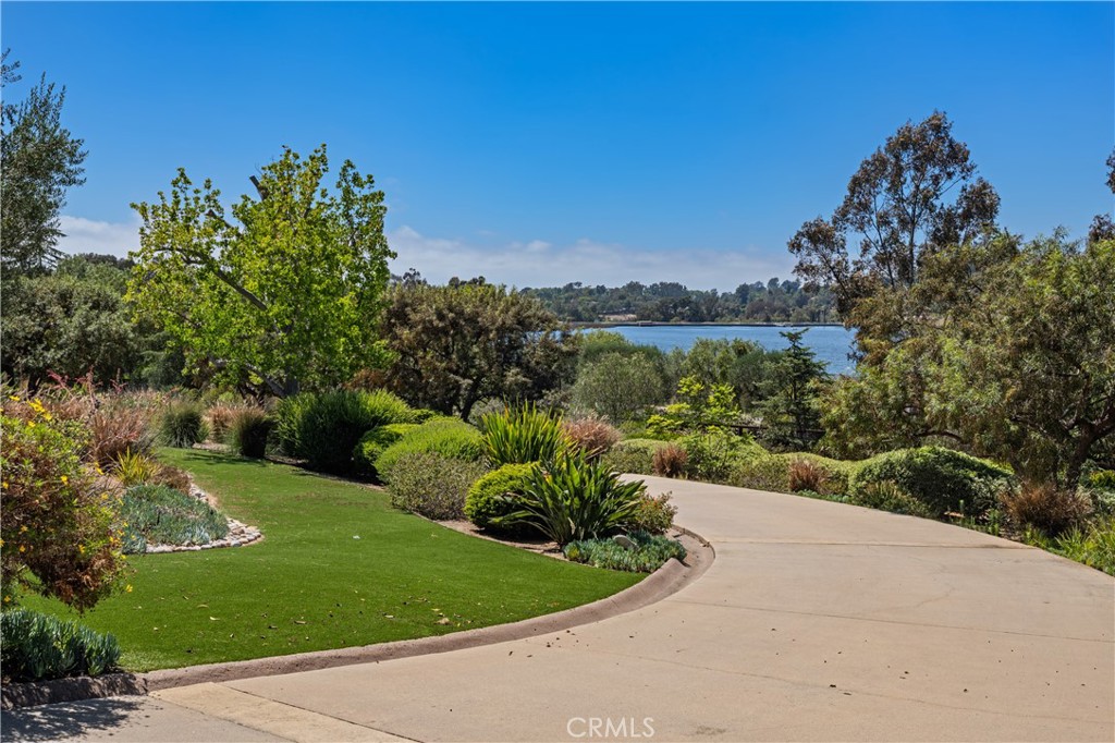 6533 Lago Lindo Rancho Santa Fe, CA 92067 - Photo 8 of 57 a view of a garden with a lake