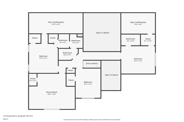 $724,000 | 1712 Stoney Hill Lane, Spring Hill, TN 37174