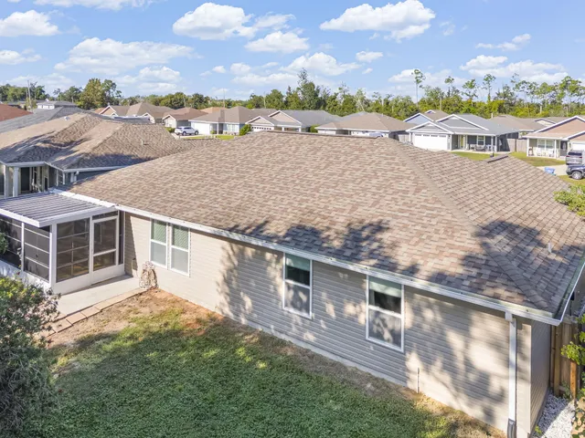 a view of a house with a terrace