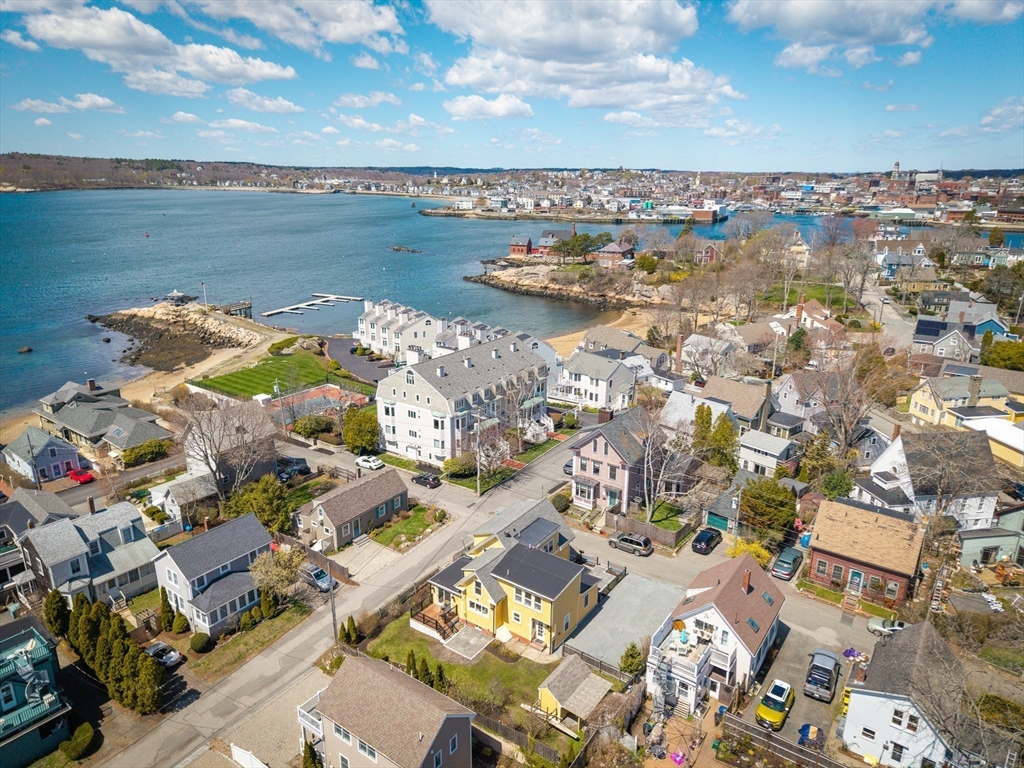 10 Fremont Street Gloucester, MA 01930 - Photo 32 of 37 an aerial view of a city with ocean view