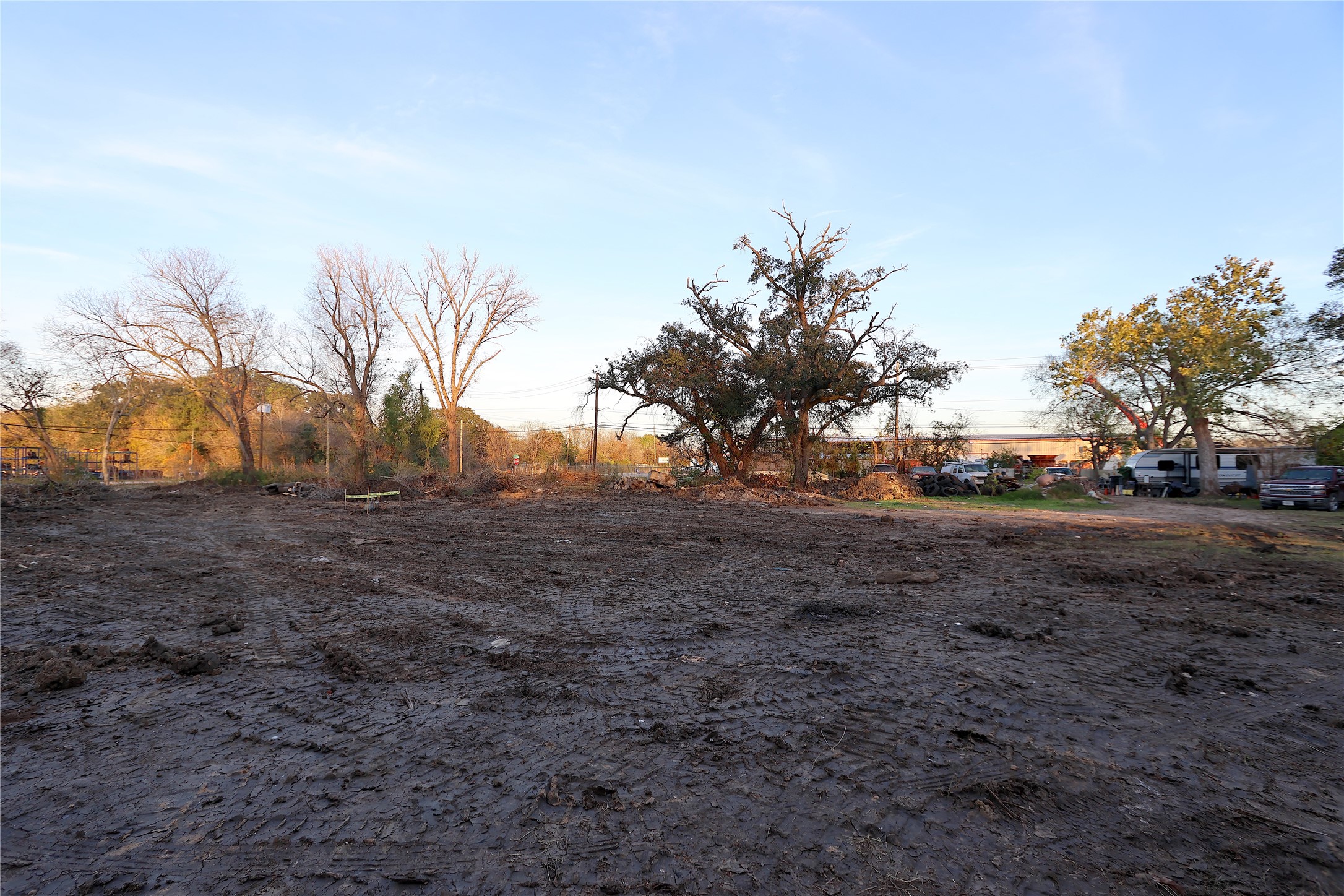 5822 Almeda Genoa Road Houston, TX 77048 - Photo 6 of 6 a view of dirt yard with large trees