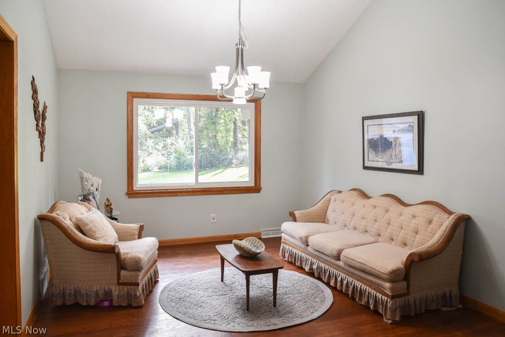 4715 Christman Road Akron, OH 44319 - Photo 7 of 24 The dining room has hardwood floors.