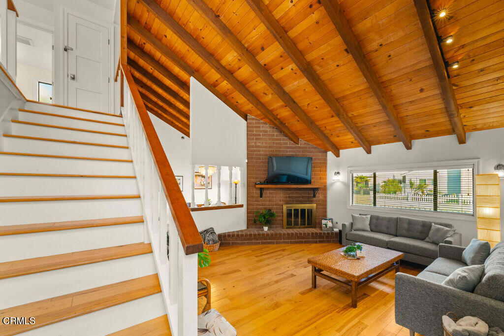 5003 Island View Street Oxnard, CA 93035 - Photo 8 of 30 a outdoor living space with patio furniture and a fireplace