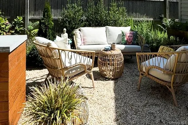 a view of outdoor space and patio