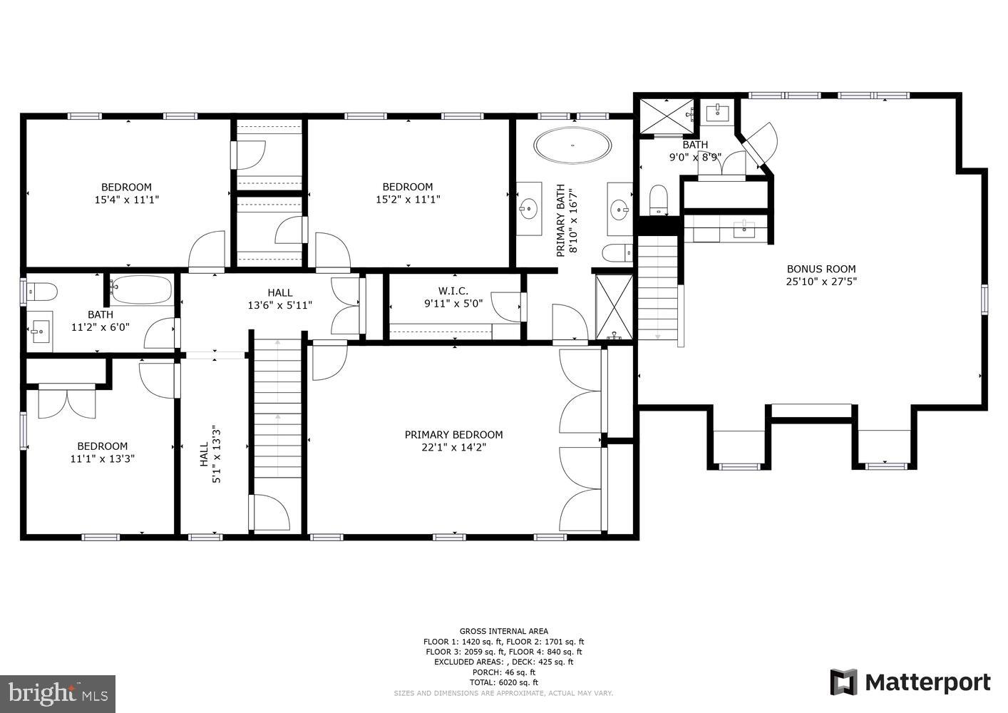 13311 Falls Road Cockeysville, MD 21030 - Photo 69 of 71 Second and Third Level Floorplan